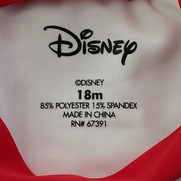 Disney Mickey Mouse Surfs Up Boys Long Sleeve Rashguard and Swim Trunks Sz 18m - Picture 7 of 9